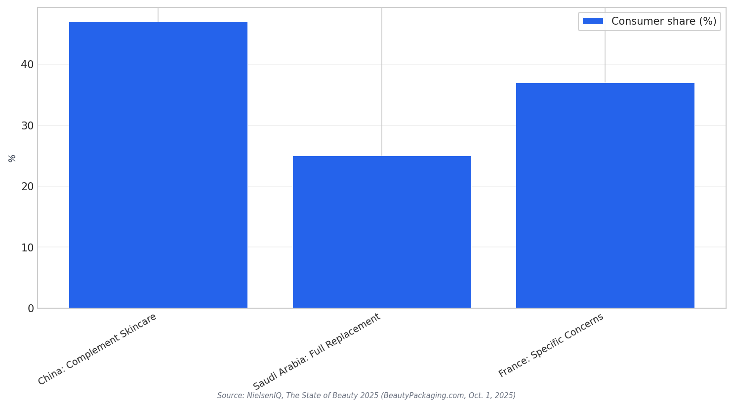 Tweakments attitudes by market
